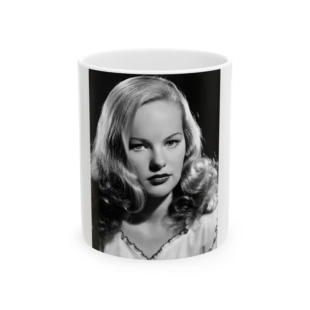 Peggy Cummins #08 (Vintage Female Icon) White Coffee Mug-11oz-Go Mug Yourself