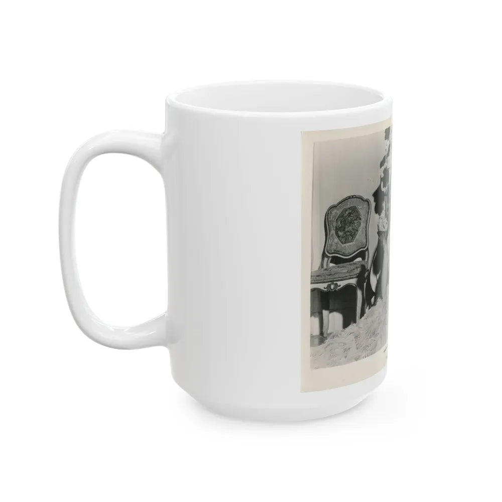 Peggy Cummins #12 (Vintage Female Icon) White Coffee Mug-Go Mug Yourself