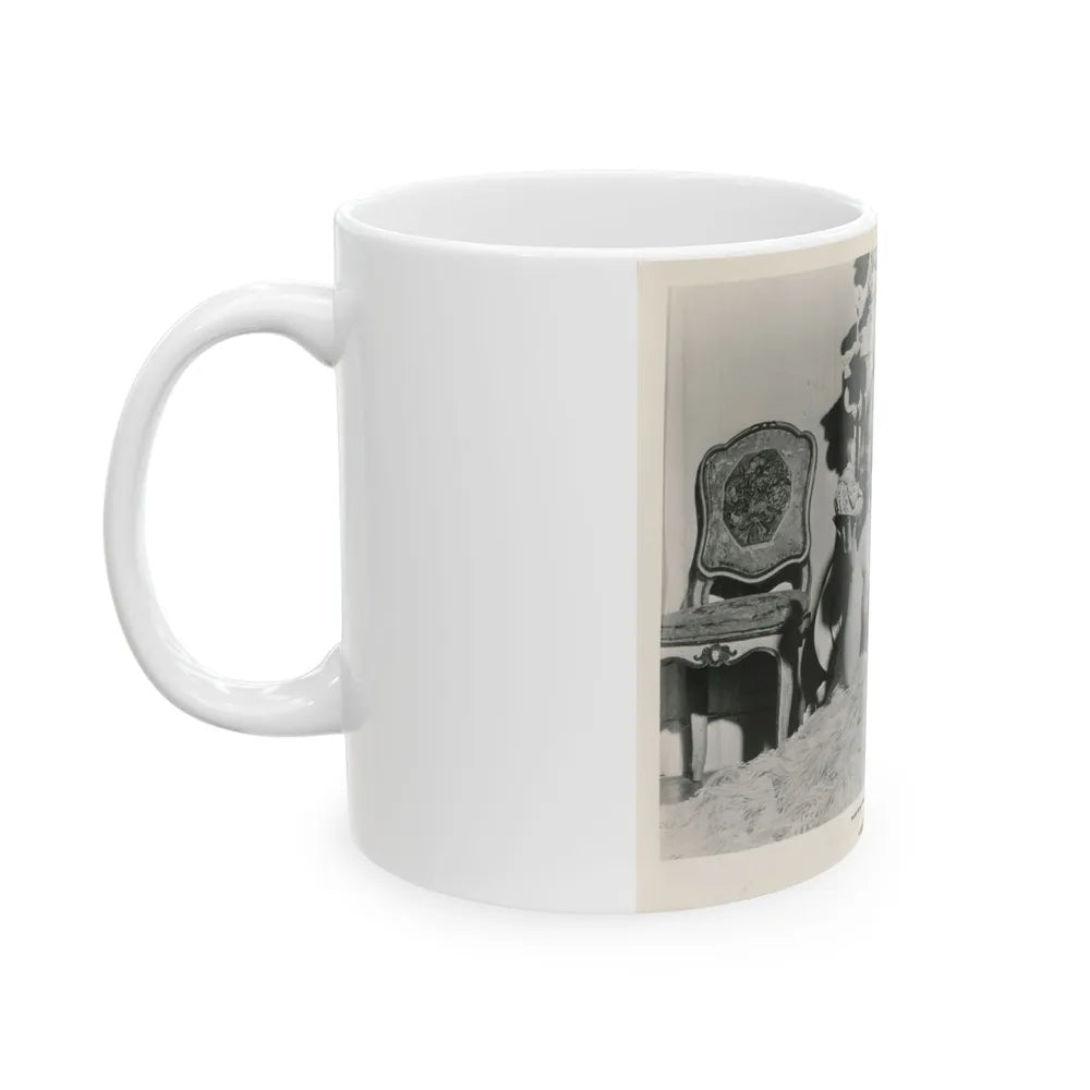 Peggy Cummins #12 (Vintage Female Icon) White Coffee Mug-Go Mug Yourself