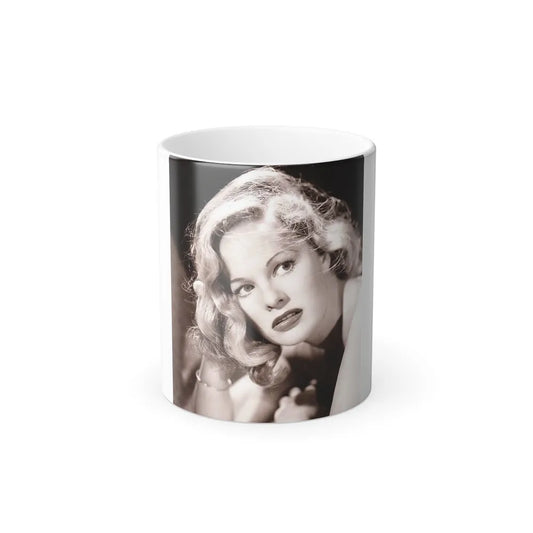 Peggy Cummins #14 (Vintage Female Icons) Color Changing Mug 11oz-11oz-Go Mug Yourself