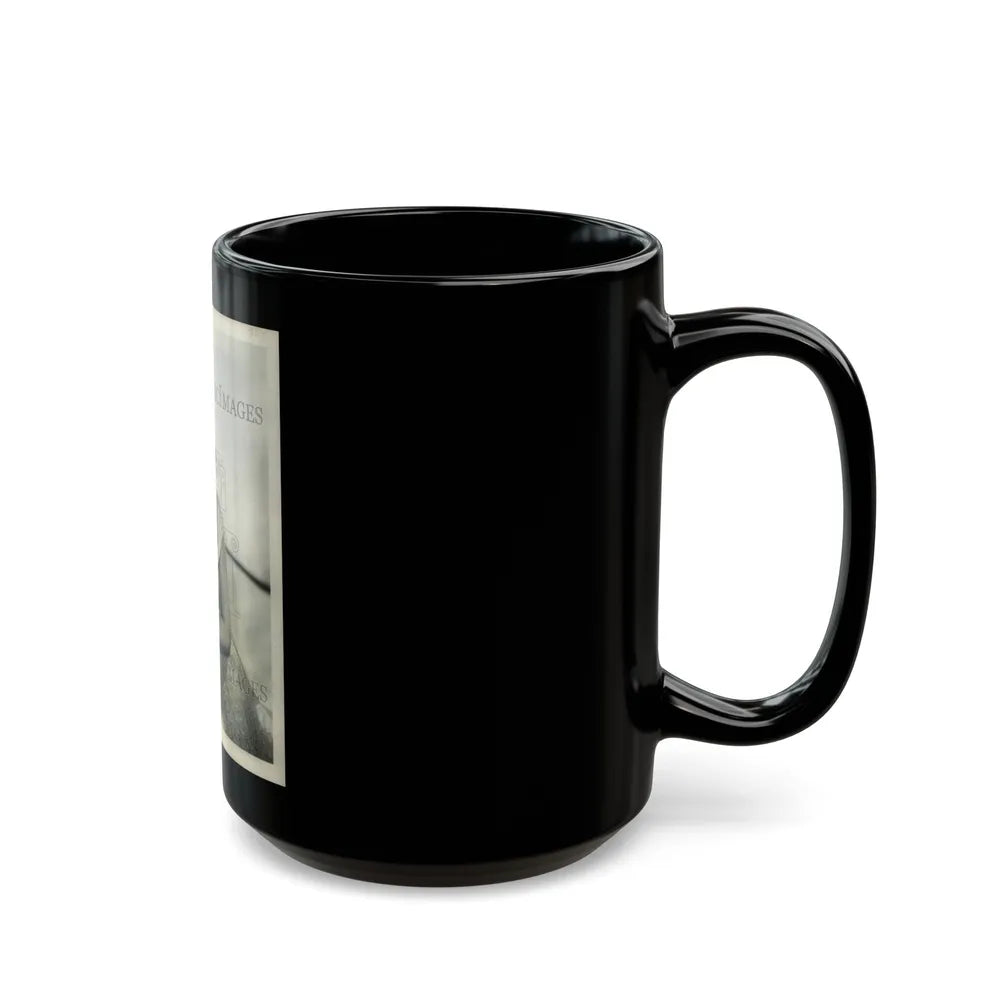 Peggy Cummins #21 (Vintage Female Icon) Black Coffee Mug-Go Mug Yourself