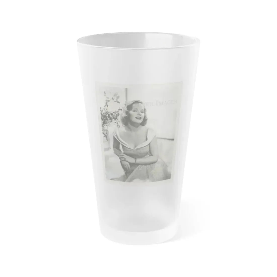 Peggy Cummins #21 (Vintage Female Icon) Frosted Pint Glass 16oz 16oz Frosted - Go Mug Yourself