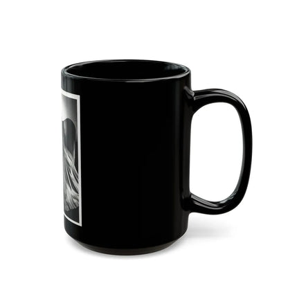 Peggy Cummins #23 (Vintage Female Icon) Black Coffee Mug-Go Mug Yourself