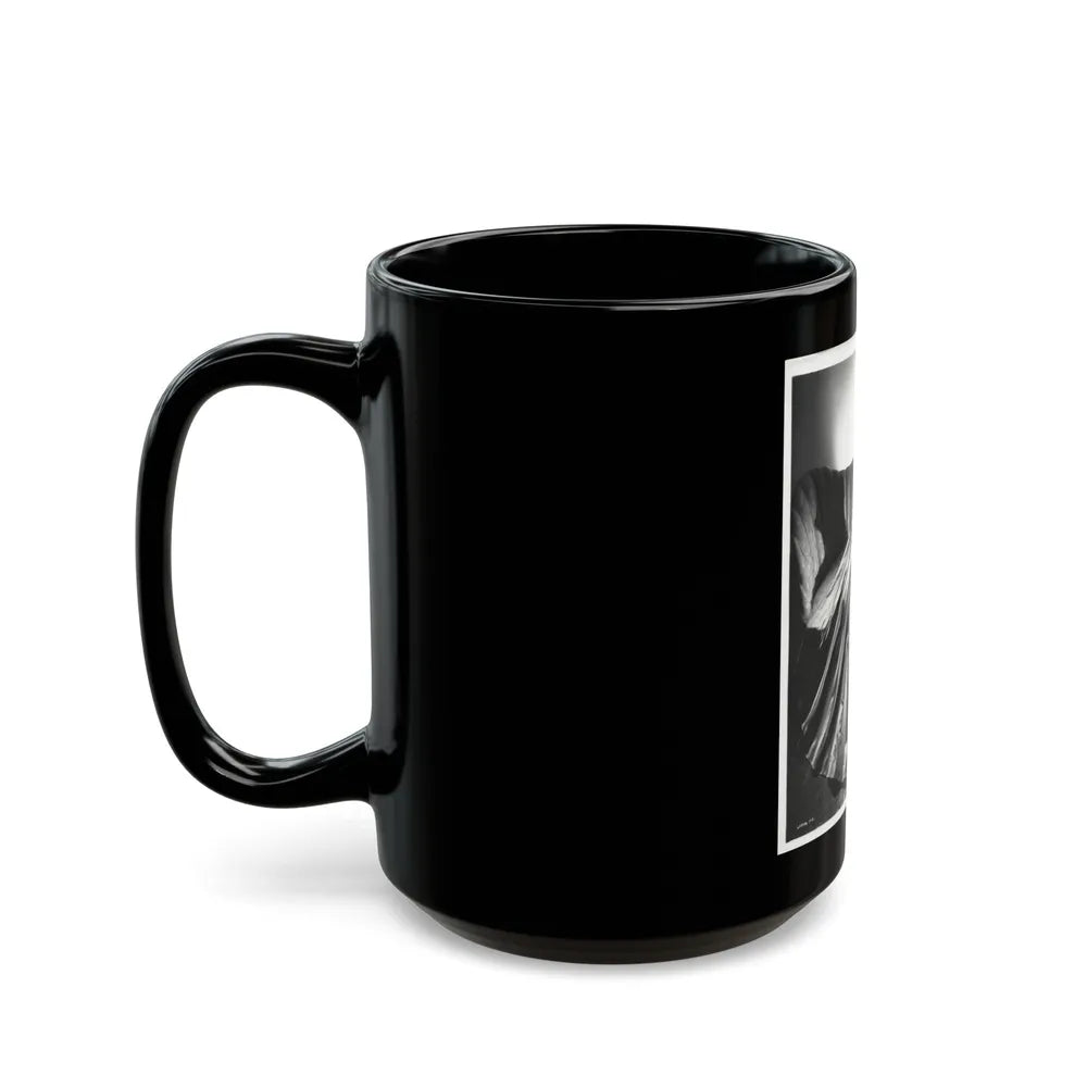 Peggy Cummins #23 (Vintage Female Icon) Black Coffee Mug-Go Mug Yourself