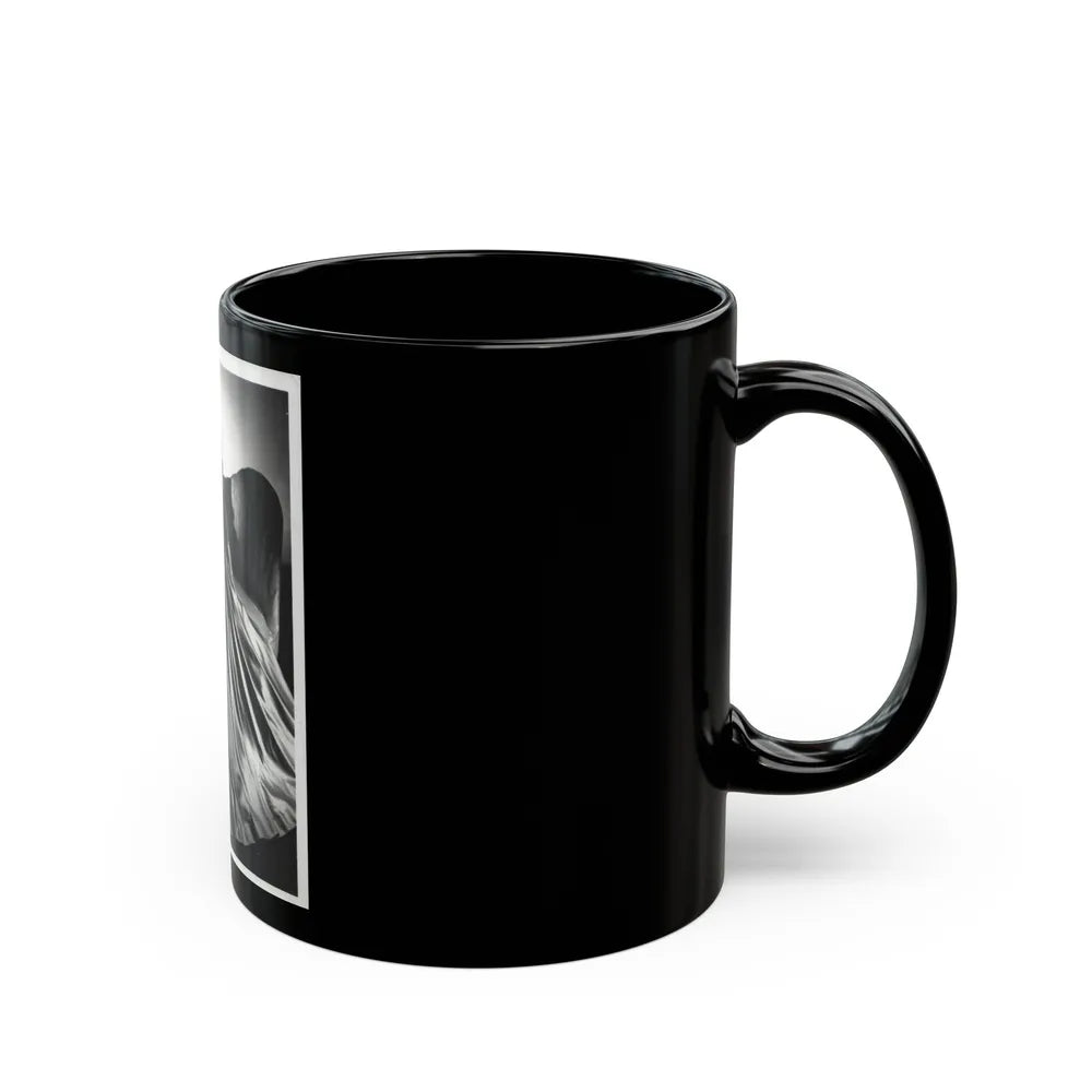 Peggy Cummins #23 (Vintage Female Icon) Black Coffee Mug-Go Mug Yourself