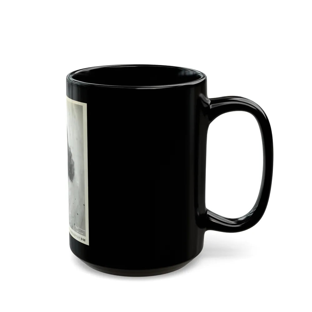 Peggy Cummins #30 (Vintage Female Icon) Black Coffee Mug-Go Mug Yourself