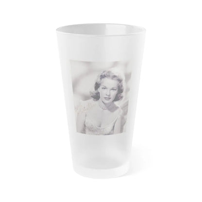 Peggy Cummins #31 (Vintage Female Icon) Frosted Pint Glass 16oz-16oz-Frosted-Go Mug Yourself