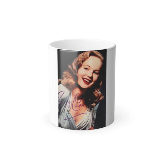 Peggy Cummins #32 (Vintage Female Icons) Color Changing Mug 11oz-Go Mug Yourself