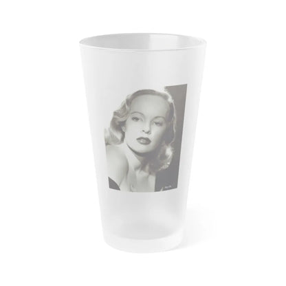 Peggy Cummins #33 (Vintage Female Icon) Frosted Pint Glass 16oz-16oz-Frosted-Go Mug Yourself