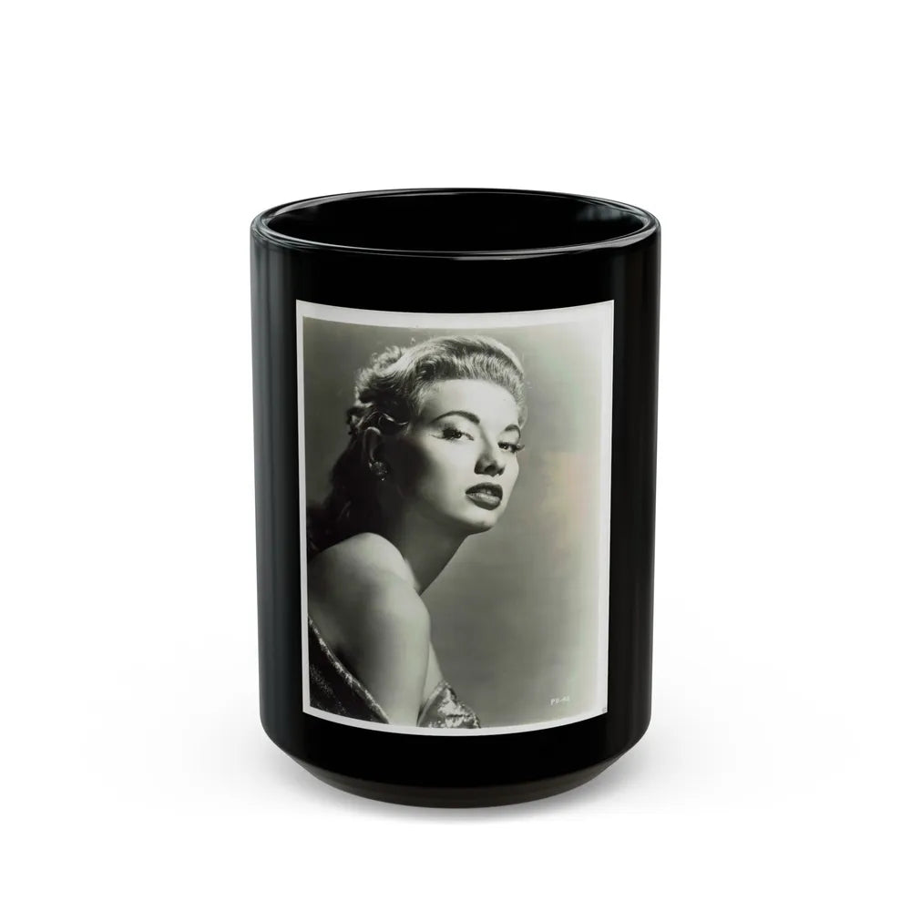 Peggy Dow #06 (Vintage Female Icon) Black Coffee Mug-15oz-Go Mug Yourself