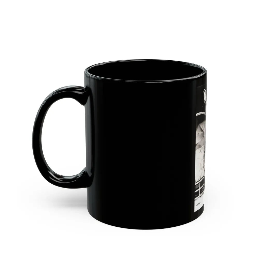 Peggy Dow #08 (Vintage Female Icon) Black Coffee Mug-Go Mug Yourself