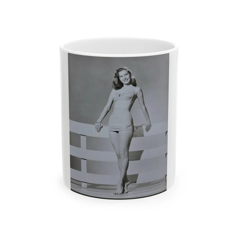 Peggy Dow #14 (Vintage Female Icon) White Coffee Mug-11oz-Go Mug Yourself