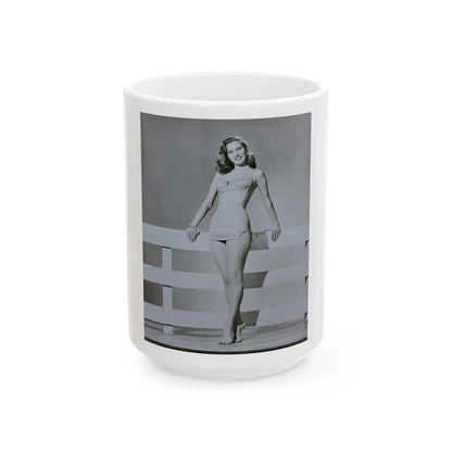 Peggy Dow #14 (Vintage Female Icon) White Coffee Mug-15oz-Go Mug Yourself