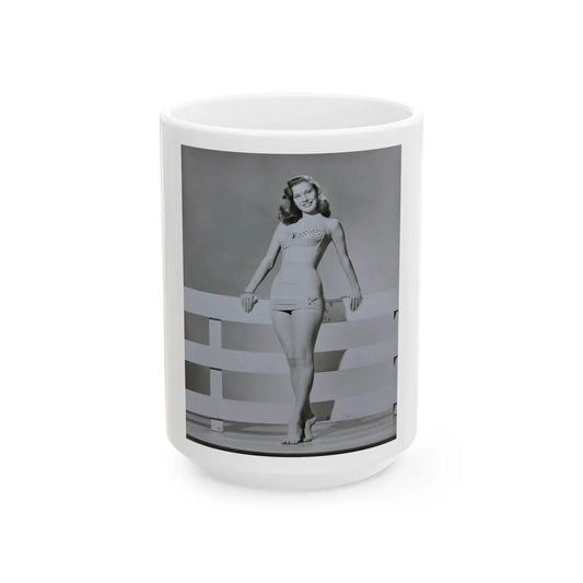 Peggy Dow #14 (Vintage Female Icon) White Coffee Mug-15oz-Go Mug Yourself