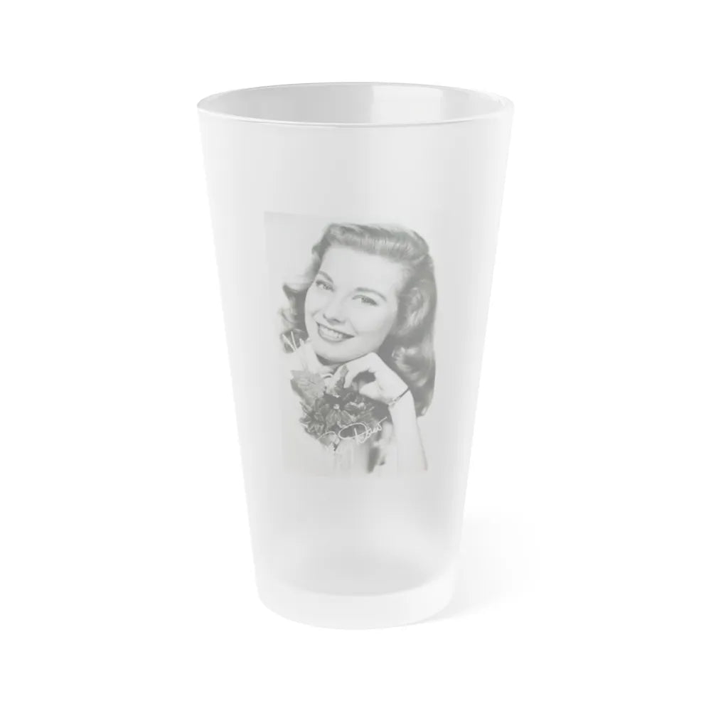 Peggy Dow #18 (Vintage Female Icon) Frosted Pint Glass 16oz-16oz-Frosted-Go Mug Yourself