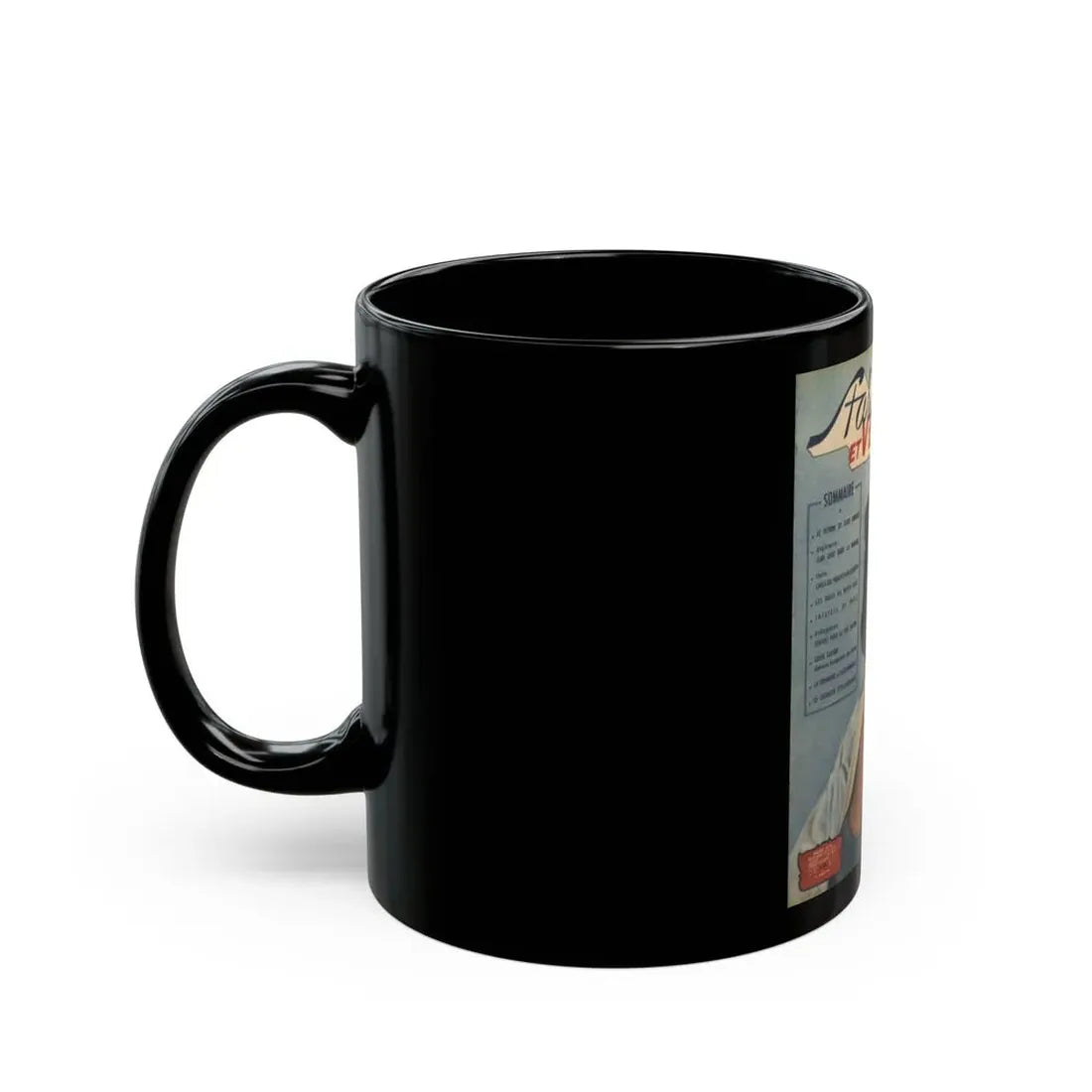 Peggy Dow #22 - Mag. Cover (Vintage Female Icon) Black Coffee Mug - Go Mug Yourself