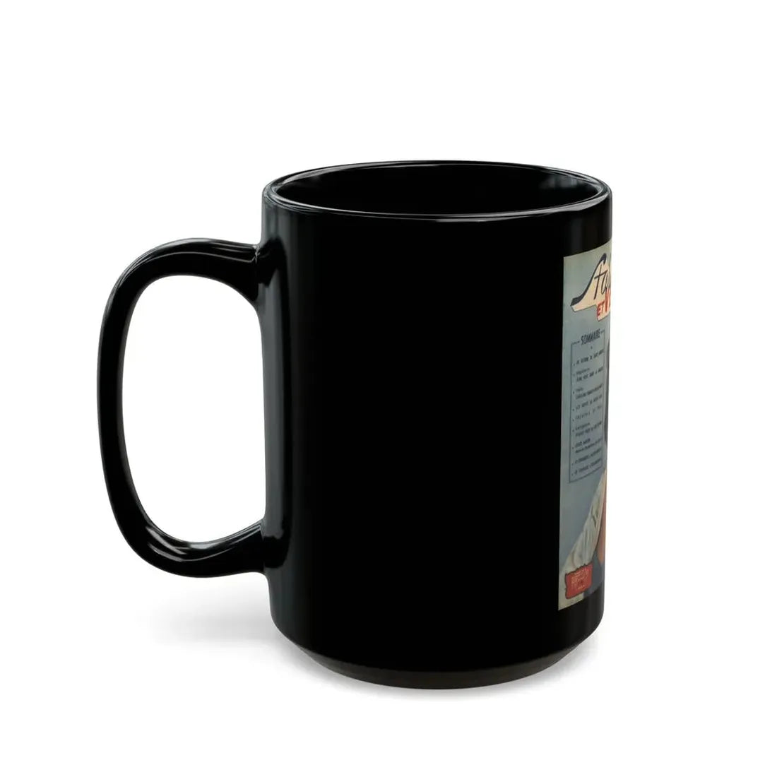 Peggy Dow #22 - Mag. Cover (Vintage Female Icon) Black Coffee Mug - Go Mug Yourself