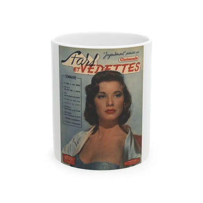 Peggy Dow #22 - Mag. Cover (Vintage Female Icon) White Coffee Mug 11oz - Go Mug Yourself