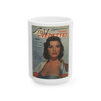 Peggy Dow #22 - Mag. Cover (Vintage Female Icon) White Coffee Mug 15oz - Go Mug Yourself