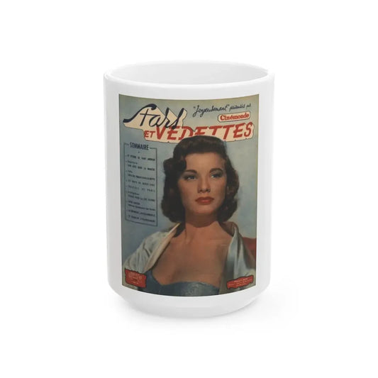 Peggy Dow #22 - Mag. Cover (Vintage Female Icon) White Coffee Mug 15oz - Go Mug Yourself