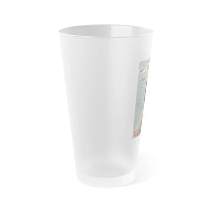 Peggy Dow #22 - Mag. Cover (Vintage Female Icon) Frosted Pint Glass 16oz-Go Mug Yourself