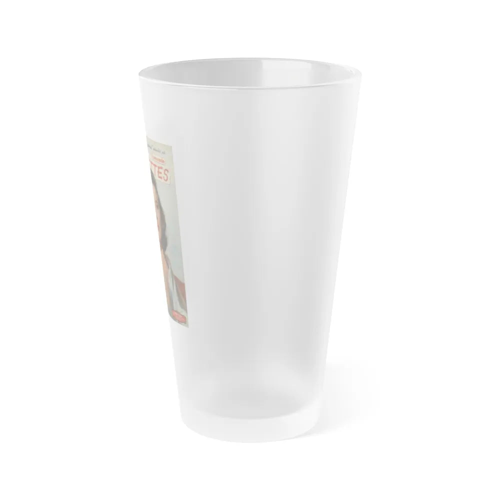 Peggy Dow #22 - Mag. Cover (Vintage Female Icon) Frosted Pint Glass 16oz-Go Mug Yourself