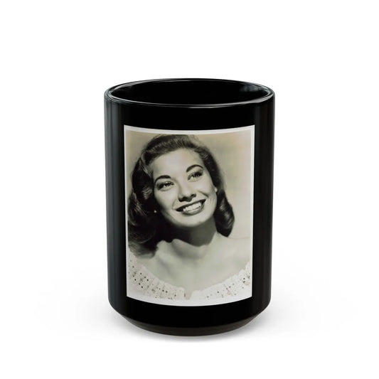 Peggy Dow #30 (Vintage Female Icon) Black Coffee Mug-15oz-Go Mug Yourself