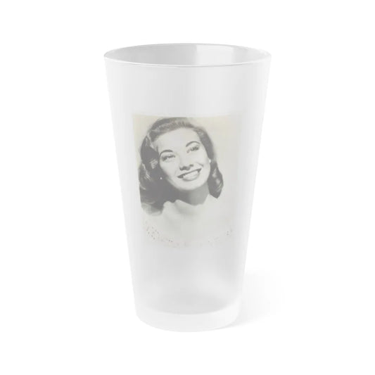 Peggy Dow #30 (Vintage Female Icon) Frosted Pint Glass 16oz-16oz-Frosted-Go Mug Yourself