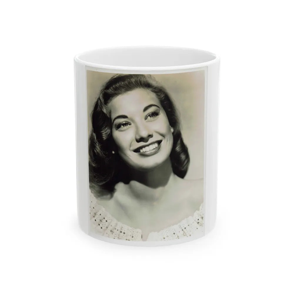 Peggy Dow #30 (Vintage Female Icon) White Coffee Mug-11oz-Go Mug Yourself