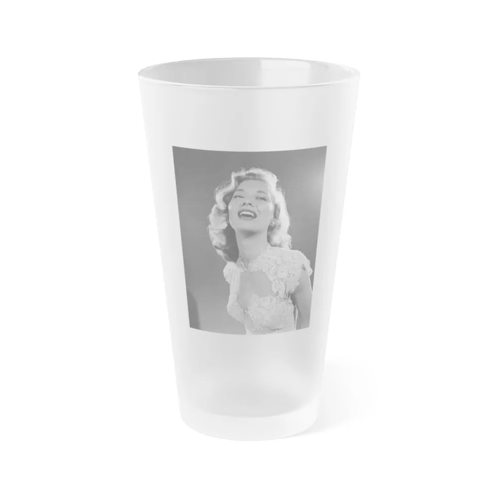 Peggy Dow #34 (Vintage Female Icon) Frosted Pint Glass 16oz-16oz-Frosted-Go Mug Yourself