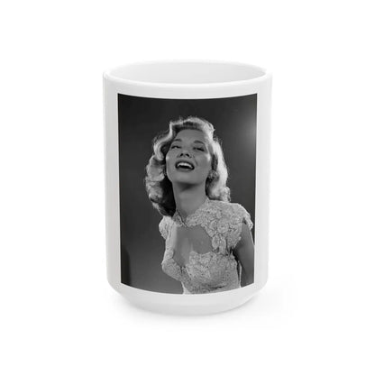 Peggy Dow #34 (Vintage Female Icon) White Coffee Mug-15oz-Go Mug Yourself