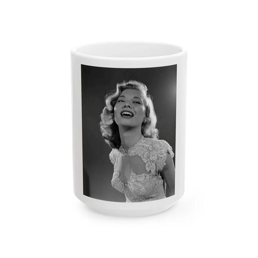 Peggy Dow #34 (Vintage Female Icon) White Coffee Mug-15oz-Go Mug Yourself