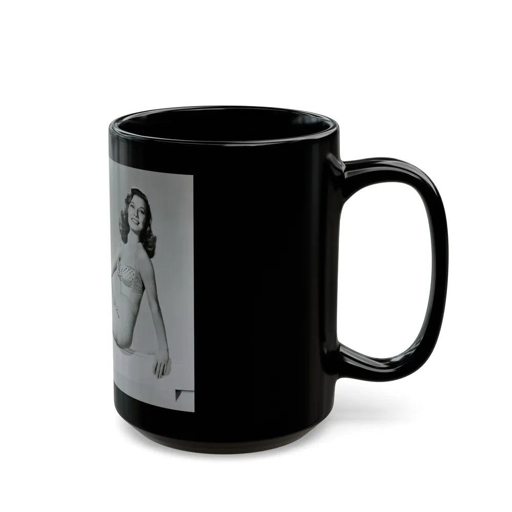 Peggy Dow #35 (Vintage Female Icon) Black Coffee Mug-Go Mug Yourself