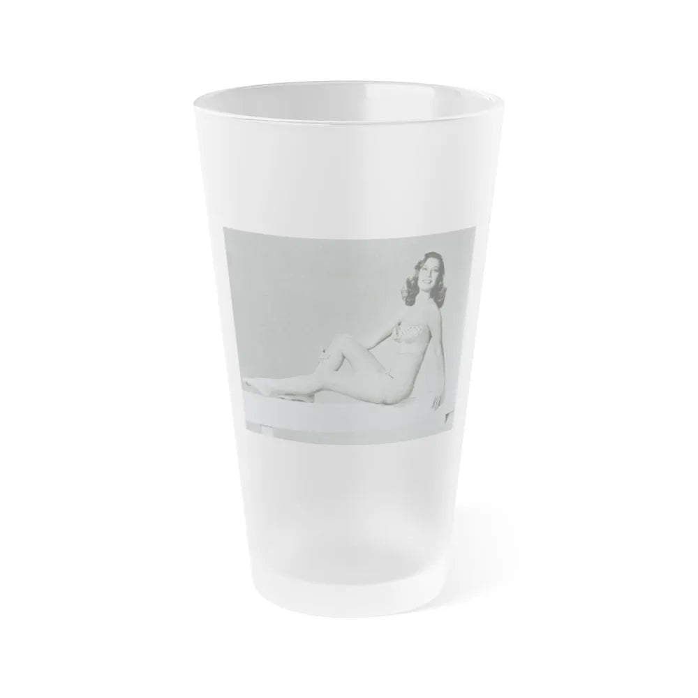 Peggy Dow #35 (Vintage Female Icon) Frosted Pint Glass 16oz-16oz-Frosted-Go Mug Yourself