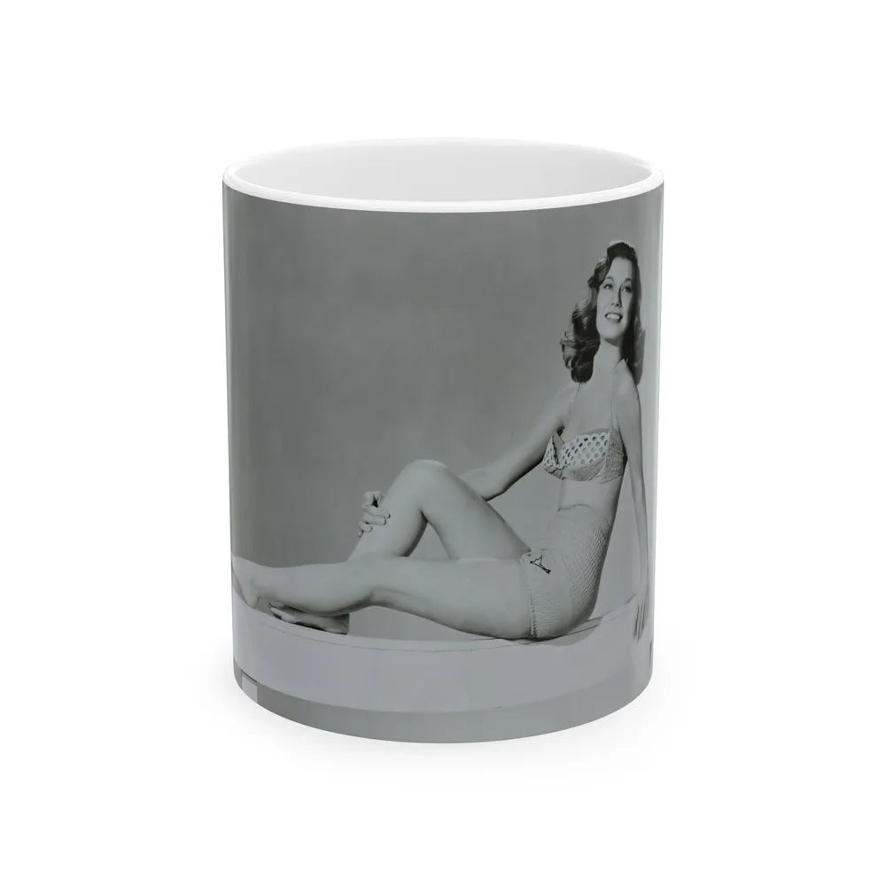 Peggy Dow #35 (Vintage Female Icon) White Coffee Mug-11oz-Go Mug Yourself