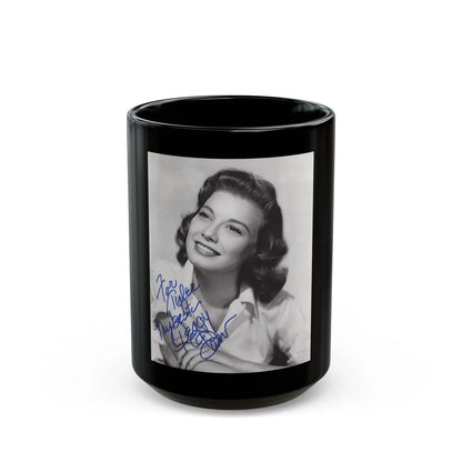 Peggy Dow #36 (Vintage Female Icon) Black Coffee Mug-15oz-Go Mug Yourself