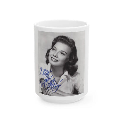 Peggy Dow #36 (Vintage Female Icon) White Coffee Mug-15oz-Go Mug Yourself