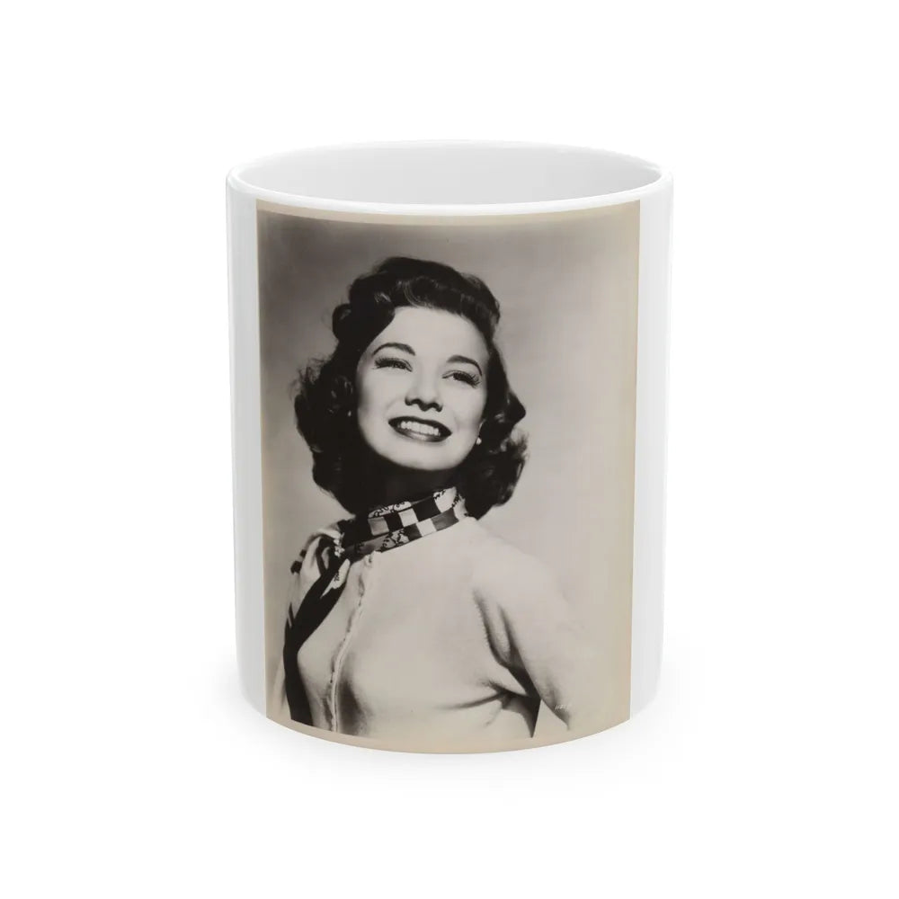 Peggy Dow #49 (Vintage Female Icon) White Coffee Mug-11oz-Go Mug Yourself