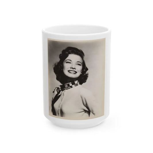 Peggy Dow #49 (Vintage Female Icon) White Coffee Mug-15oz-Go Mug Yourself