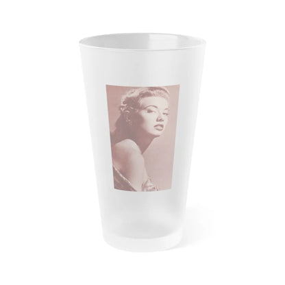 Peggy Dow #54 (Vintage Female Icon) Frosted Pint Glass 16oz-16oz-Frosted-Go Mug Yourself