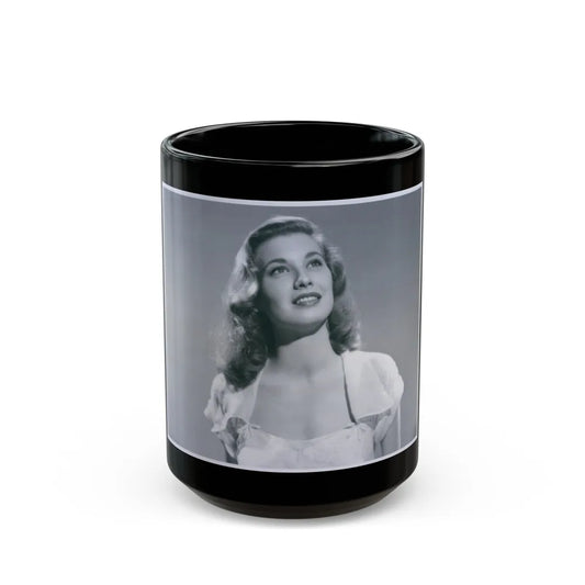 Peggy Dow #55 (Vintage Female Icon) Black Coffee Mug-15oz-Go Mug Yourself