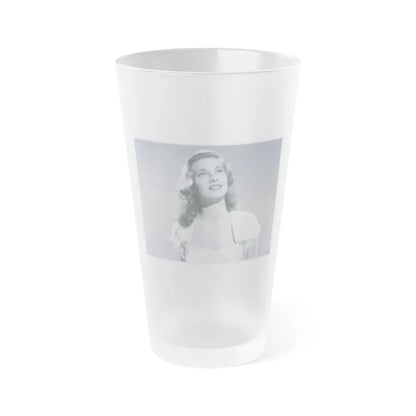 Peggy Dow #55 (Vintage Female Icon) Frosted Pint Glass 16oz-16oz-Frosted-Go Mug Yourself