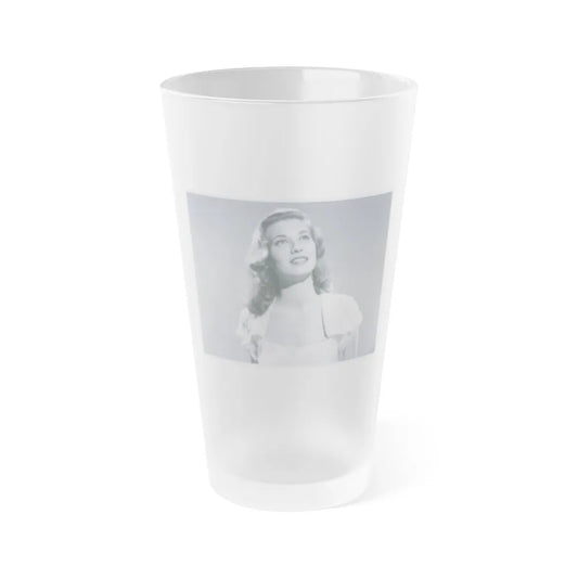 Peggy Dow #55 (Vintage Female Icon) Frosted Pint Glass 16oz-16oz-Frosted-Go Mug Yourself