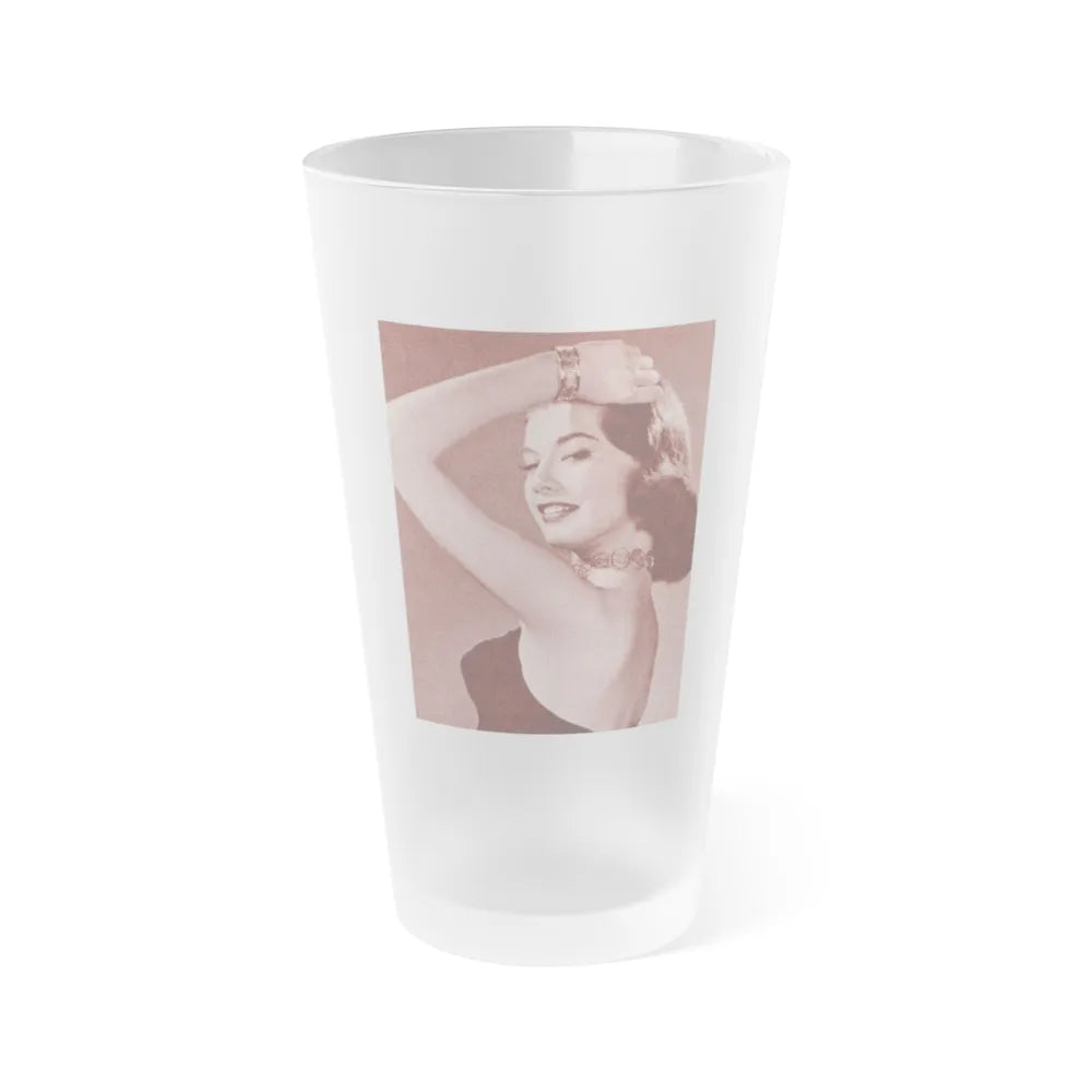 Peggy Dow #56 (Vintage Female Icon) Frosted Pint Glass 16oz-16oz-Frosted-Go Mug Yourself