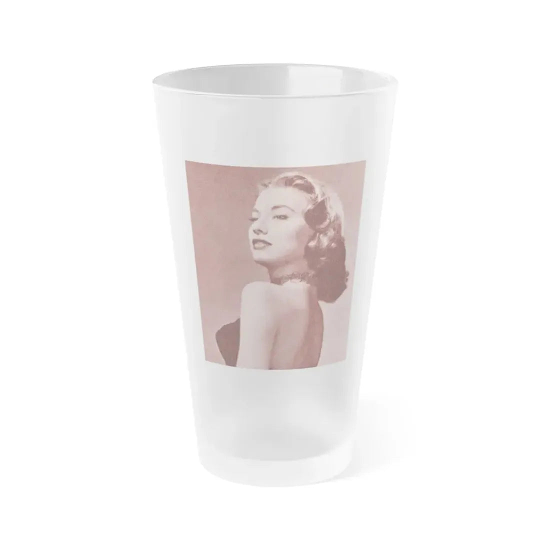 Peggy Dow #57 (Vintage Female Icon) Frosted Pint Glass 16oz 16oz Frosted - Go Mug Yourself