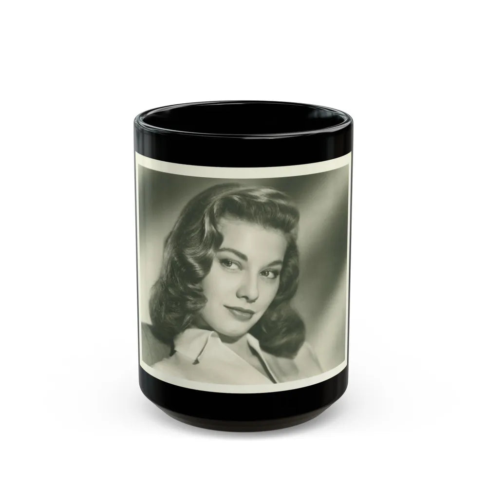 Peggy Dow #58 (Vintage Female Icon) Black Coffee Mug-15oz-Go Mug Yourself