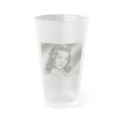 Peggy Dow #58 (Vintage Female Icon) Frosted Pint Glass 16oz-16oz-Frosted-Go Mug Yourself