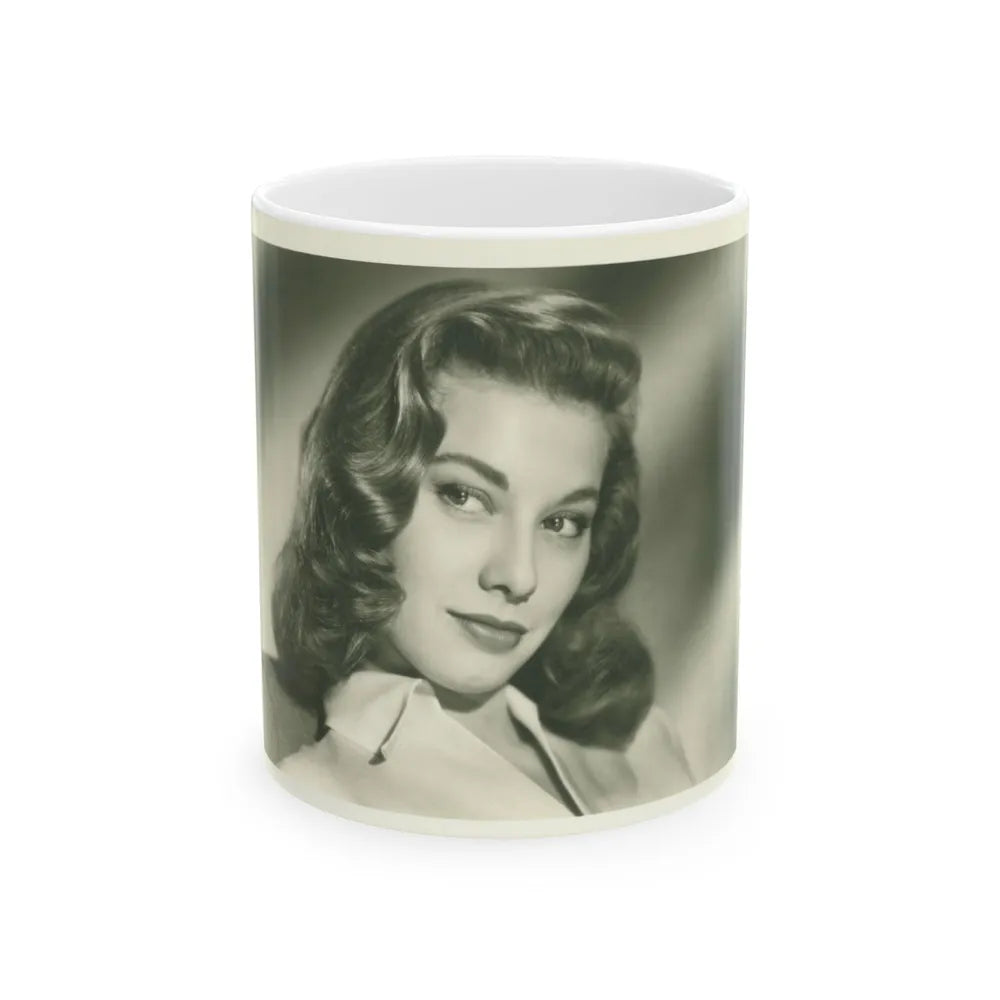 Peggy Dow #58 (Vintage Female Icon) White Coffee Mug-11oz-Go Mug Yourself