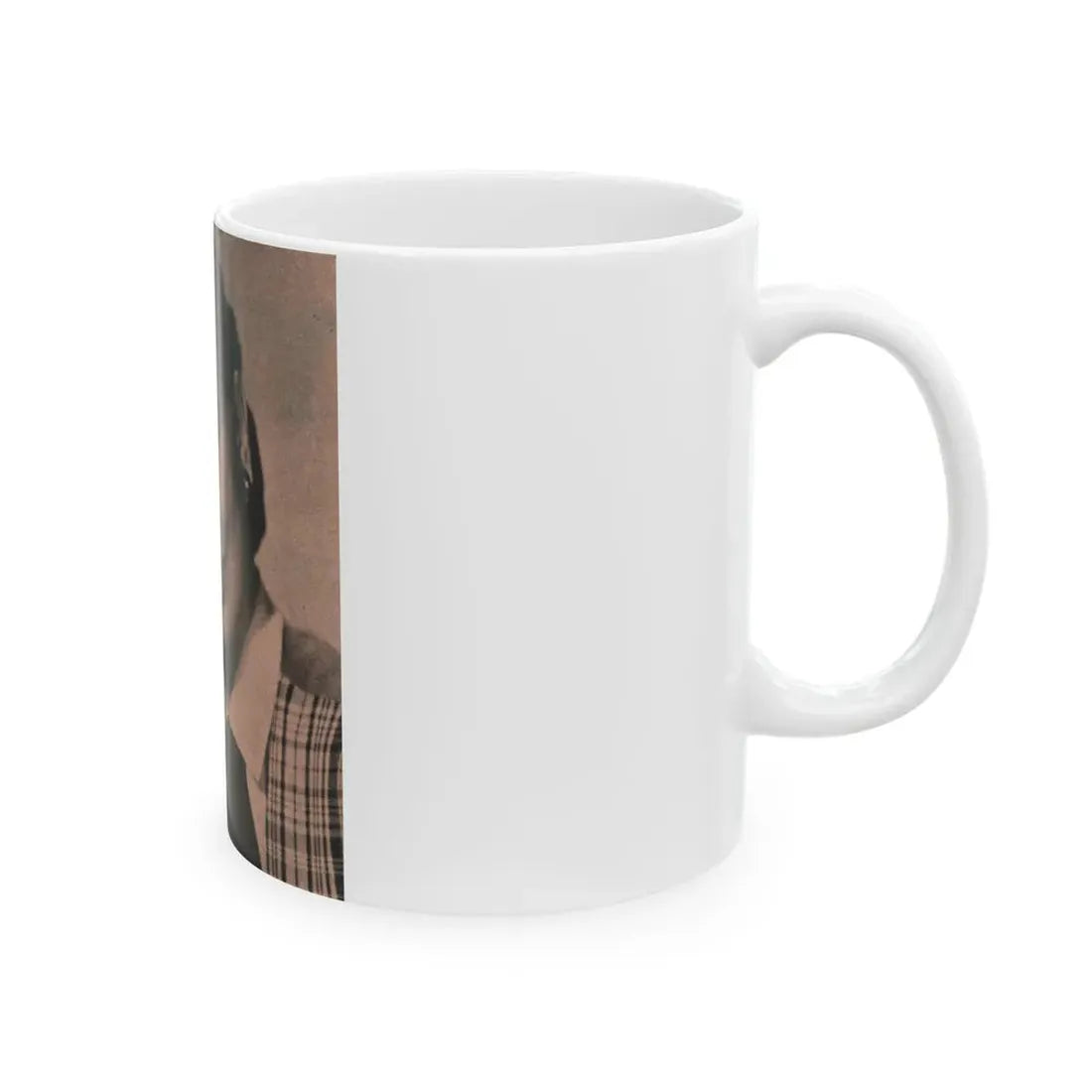 Peggy Dow #64 - Early 50's B&W Glamour Fashion Portrait Photo Magazine Clipping (Vintage Female Icon) White Coffee Mug - Go Mug Yourself