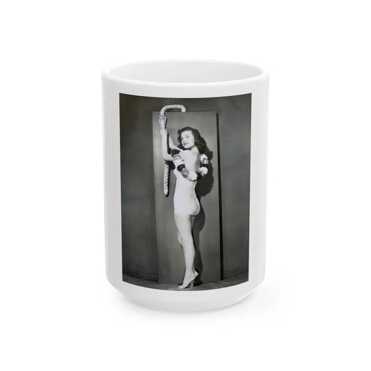 Peggy Dow #67 (Vintage Female Icon) White Coffee Mug-15oz-Go Mug Yourself